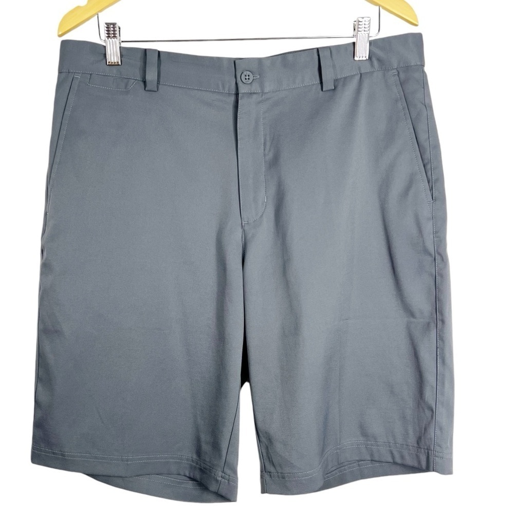 NIKE Golf Dark Grey Flat front Men's shorts Size 34